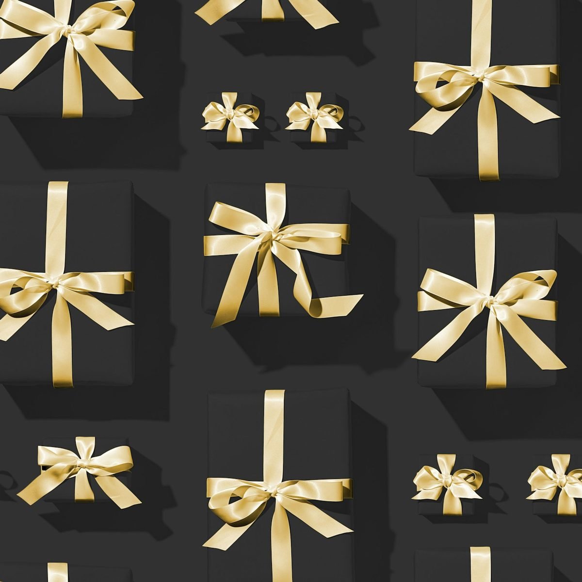 Gold gift detailing